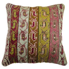 Turkish Ghiordes Rug Pillow