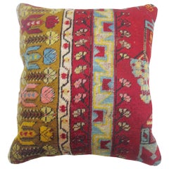 Colorful Turkish Rug Pillow