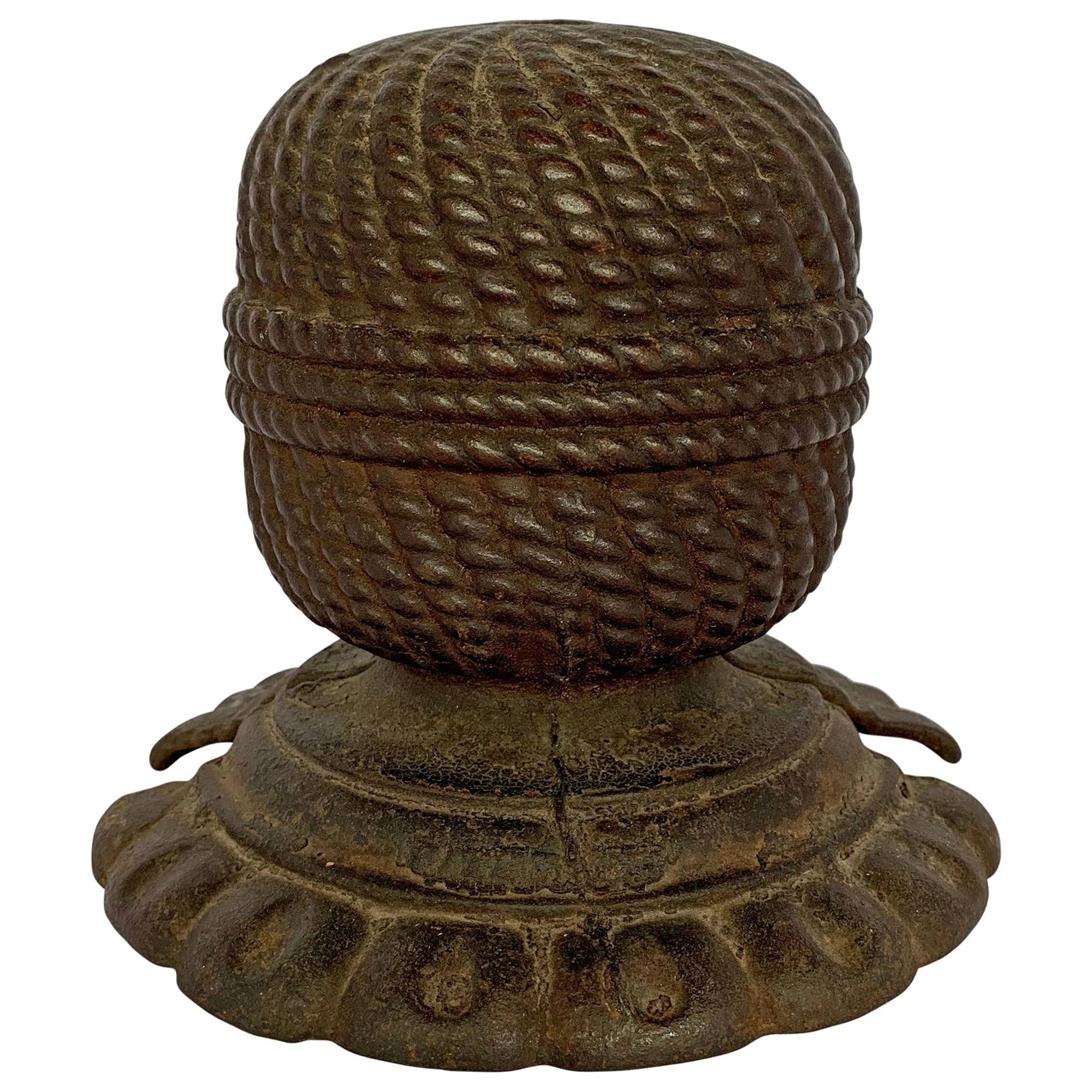 19th Century American Ball of String Holder For Sale