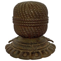 Amerikanischer Ball mit Stringhalter aus dem 19. Jahrhundert