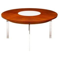 Teak Midcentury Circular Dining Table by Richard Young for Merrow Associates