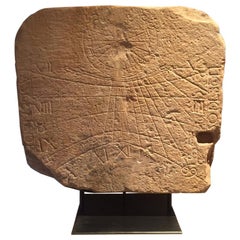Antique 12th Century Stone Zodiac Sundial