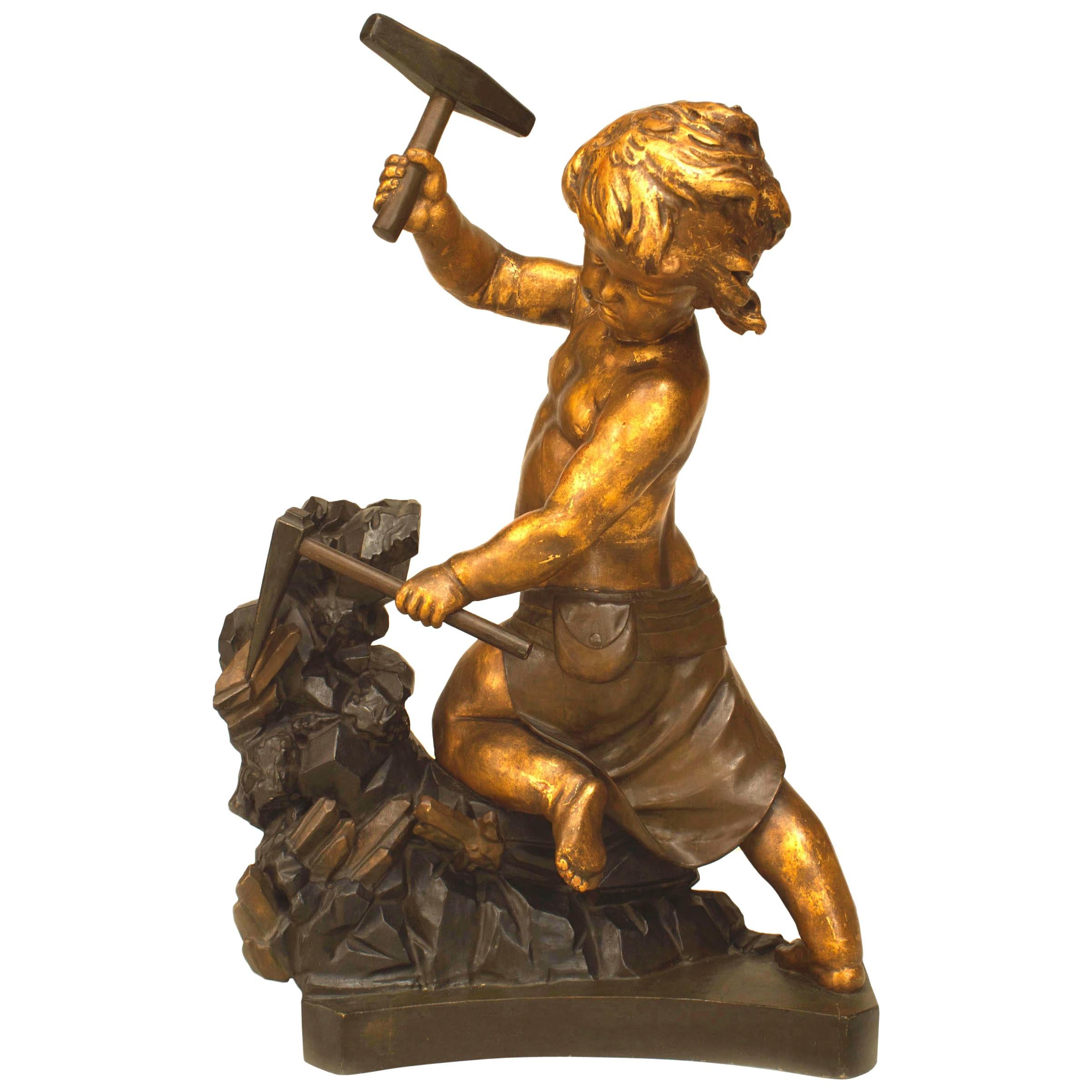 French Louis XV Cupid Figure For Sale