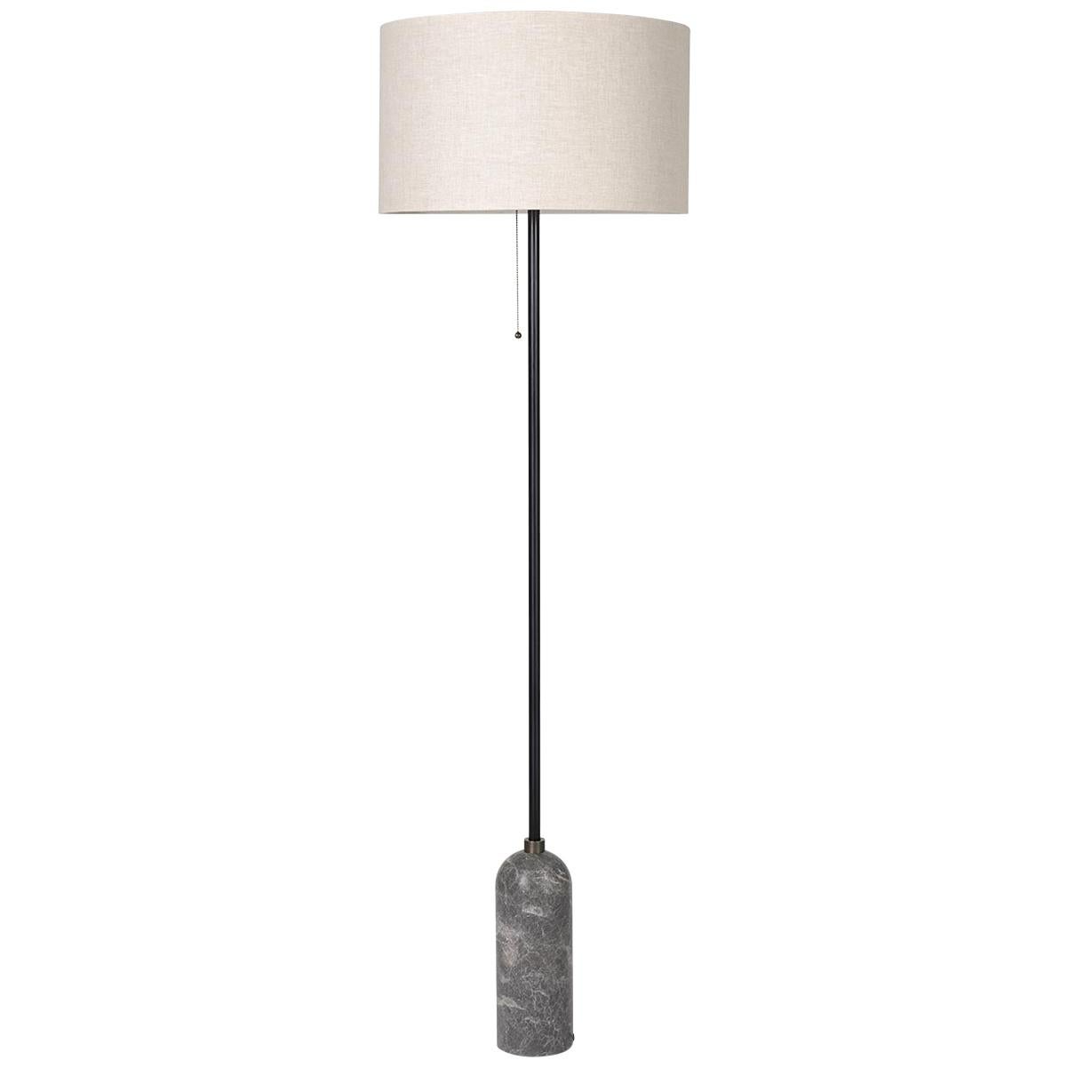 Gravity Floor Lamp, Grey Marble