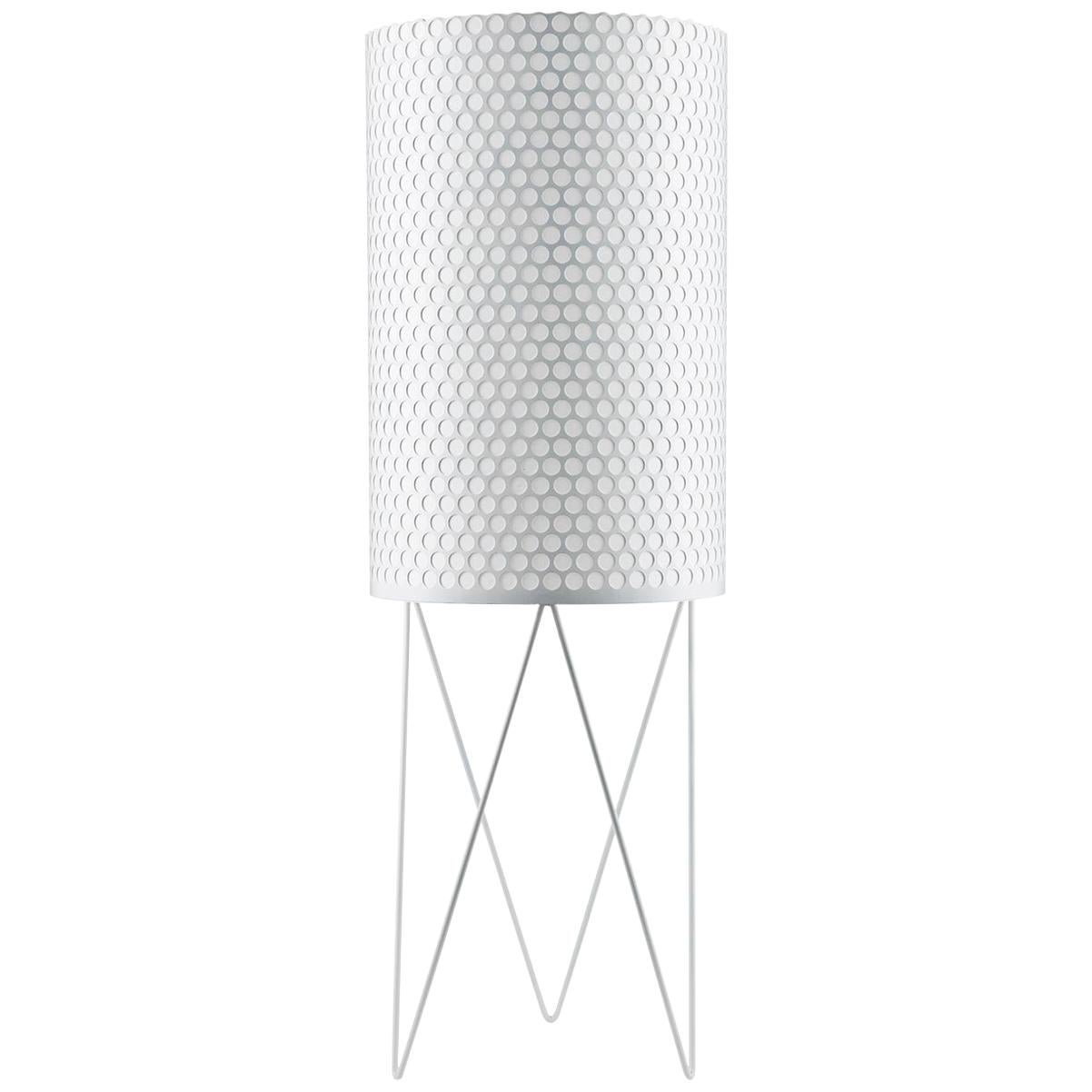 PD2 Floor Lamp, Matte White For Sale