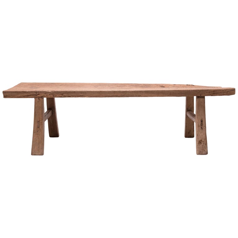 Early 20th Century Chinese Provincial Garden Bench For Sale At 1stdibs