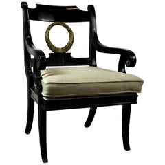 Neoclassical  Style Accent Chair