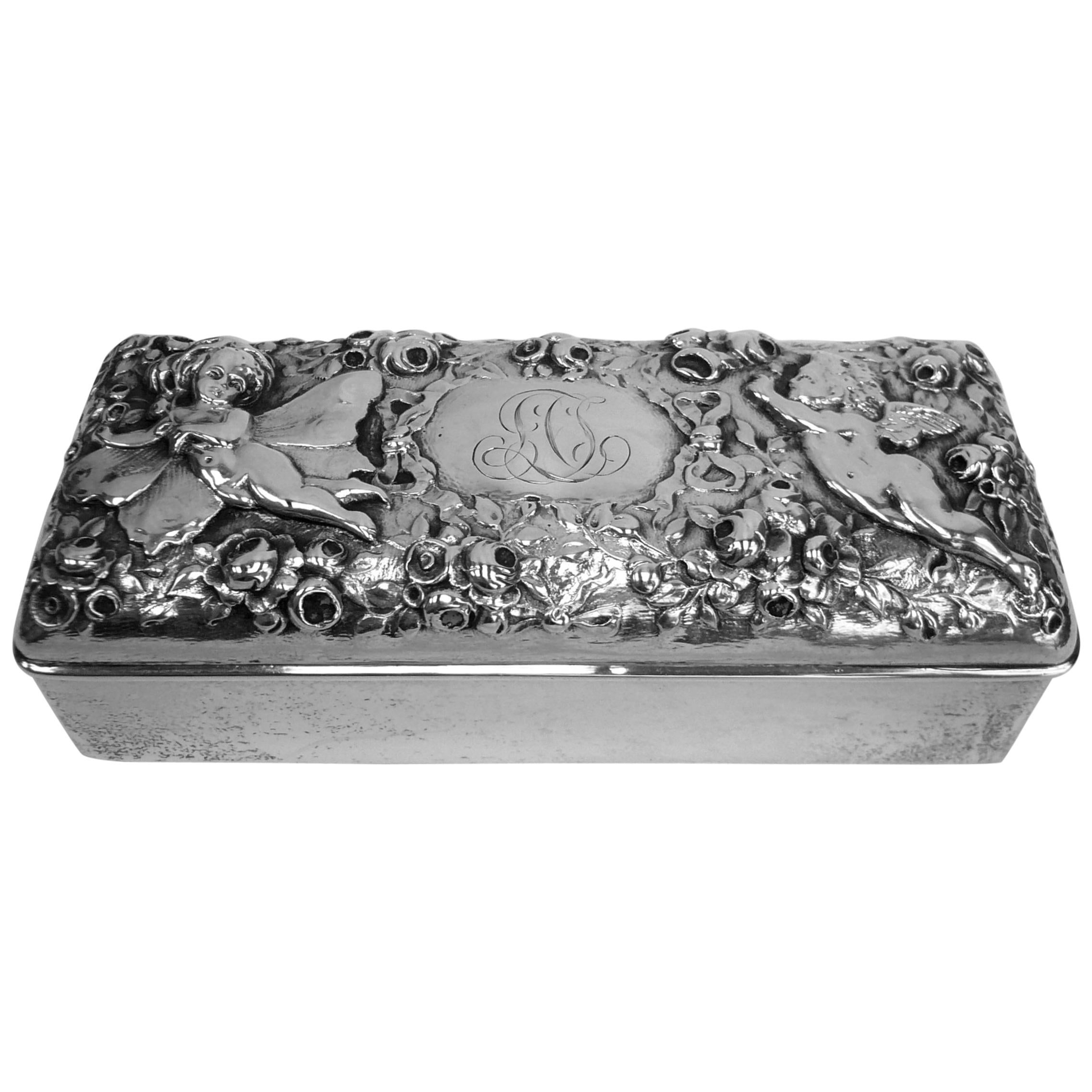 Gorham Sterling Repousse Box