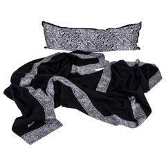 Custom Designed Luxury 100% Merino Wool Emilie King Blanket with Body Pillow