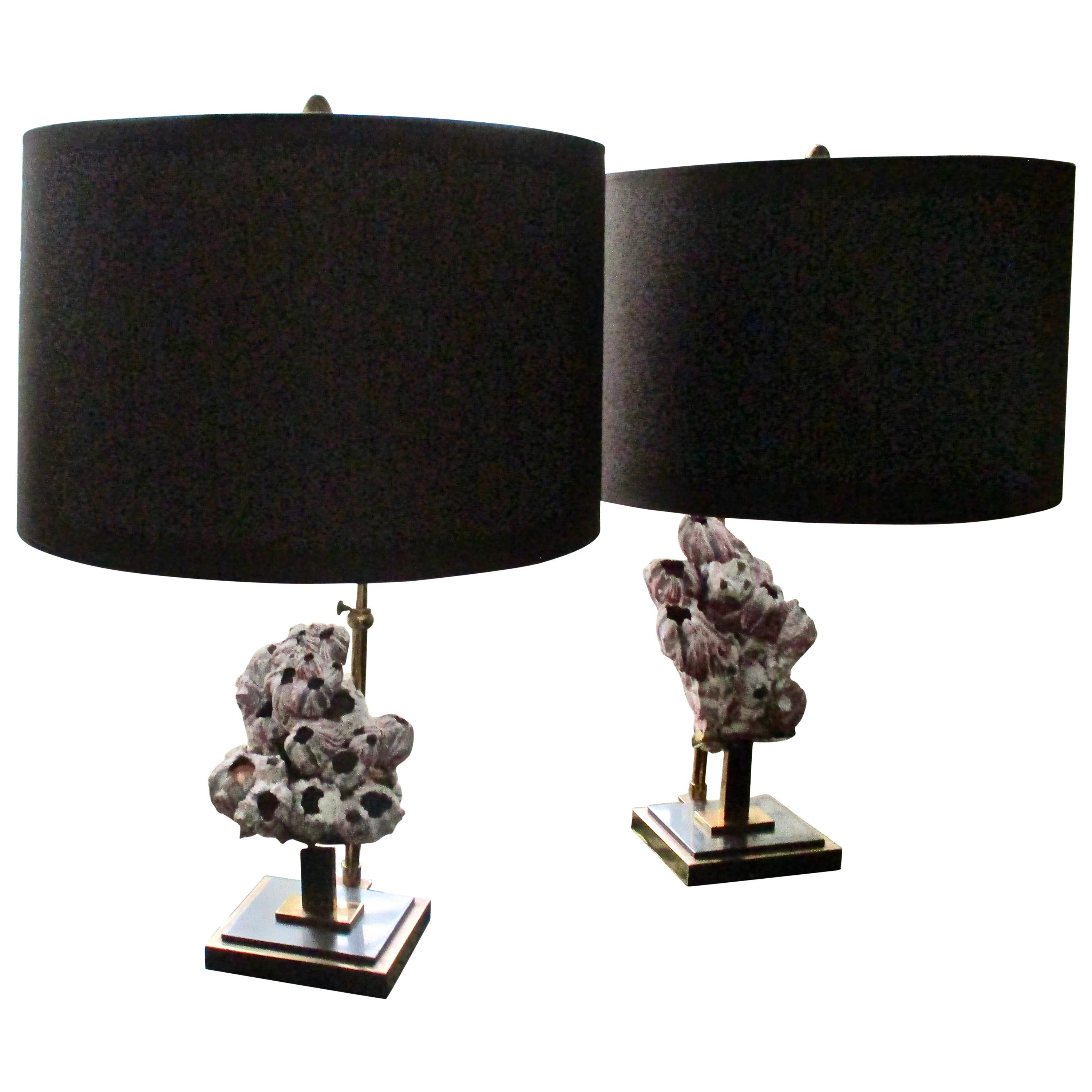 Pair of "Balanes" Table Lamps by Willy Daro, Belgium, 1970 For Sale