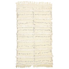 Vintage Moroccan Wedding Blanket, Berber Handira Tamizart