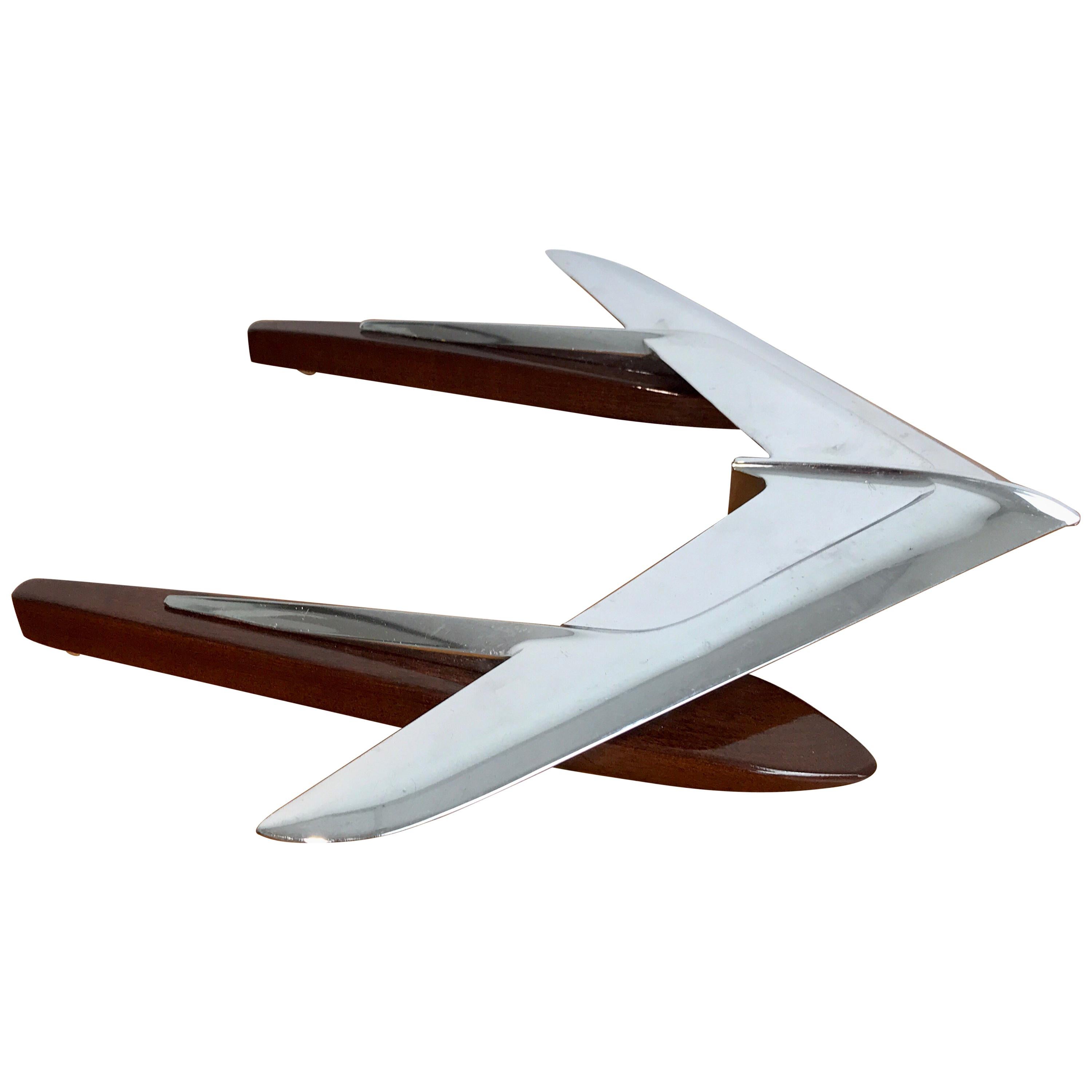 Art Moderne Airplane Sculpture, 1950s For Sale