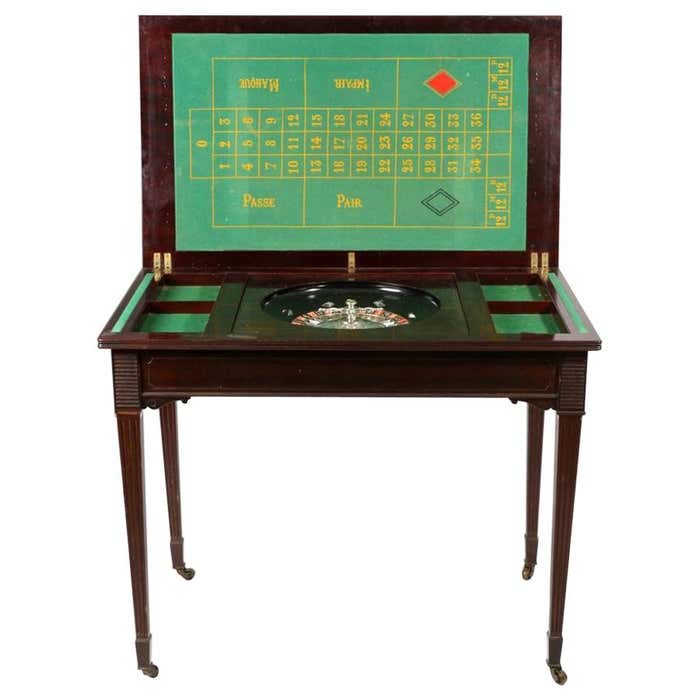 Antique Victorian Mahogany Games Roulette Table, 19th Century at ...