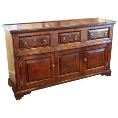 Antique Oak Dresser Base