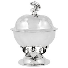 Rare Georg Jensen Lidded Bonbonniére 248