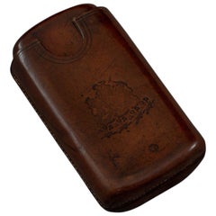 Victorian Leather Cigar Case