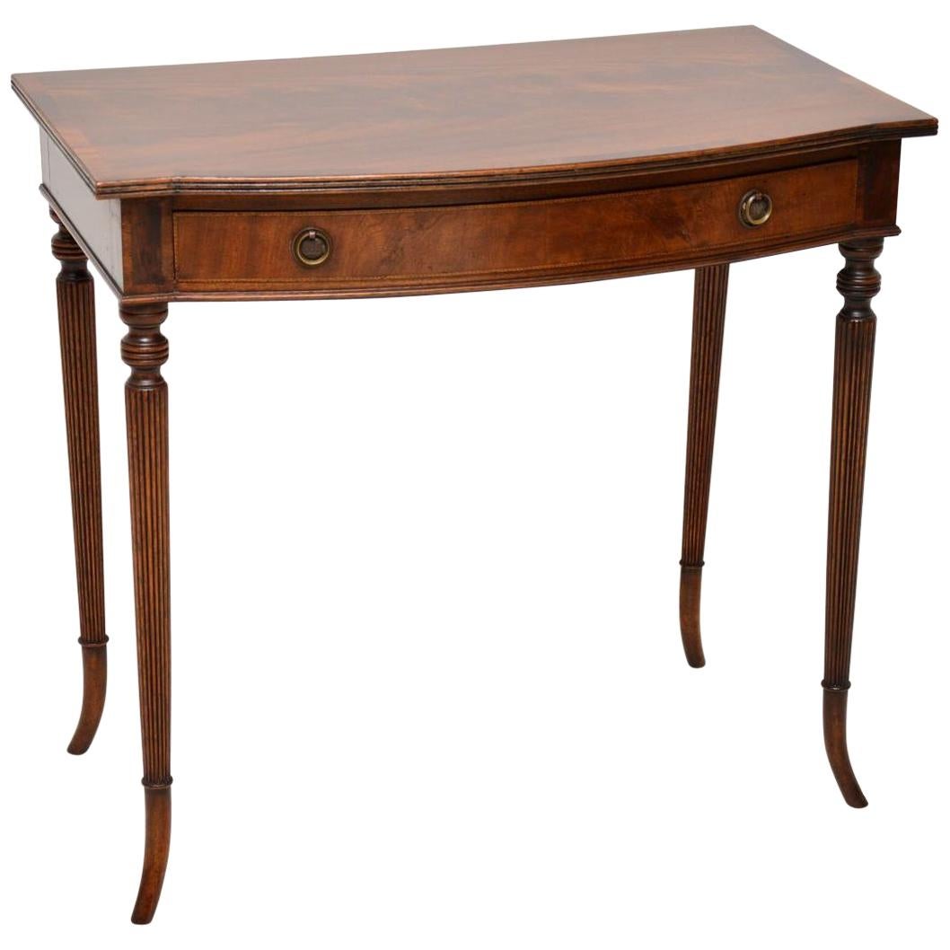Antique Georgian Style Mahogany Side Table or Desk