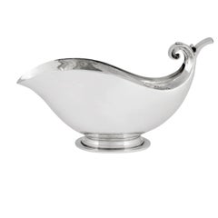 Extra Large Georg Jensen Sauce Boat 98 by Johan Rohde