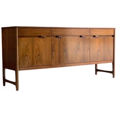 Vintage Midcentury Rosewood Sideboard Credenza by Nathan Furniture Caspian Range 1960s