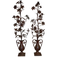 Coppia di candelabri del XIX secolo