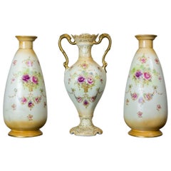 Set of Devon Ware Vases from the 1920s