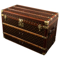 Antique Louis Vuitton LV Monogram Shoe Trunk, circa 1915