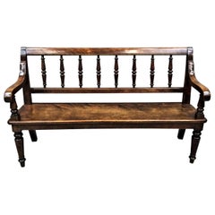 George IV Hall Seat or Hall Bench