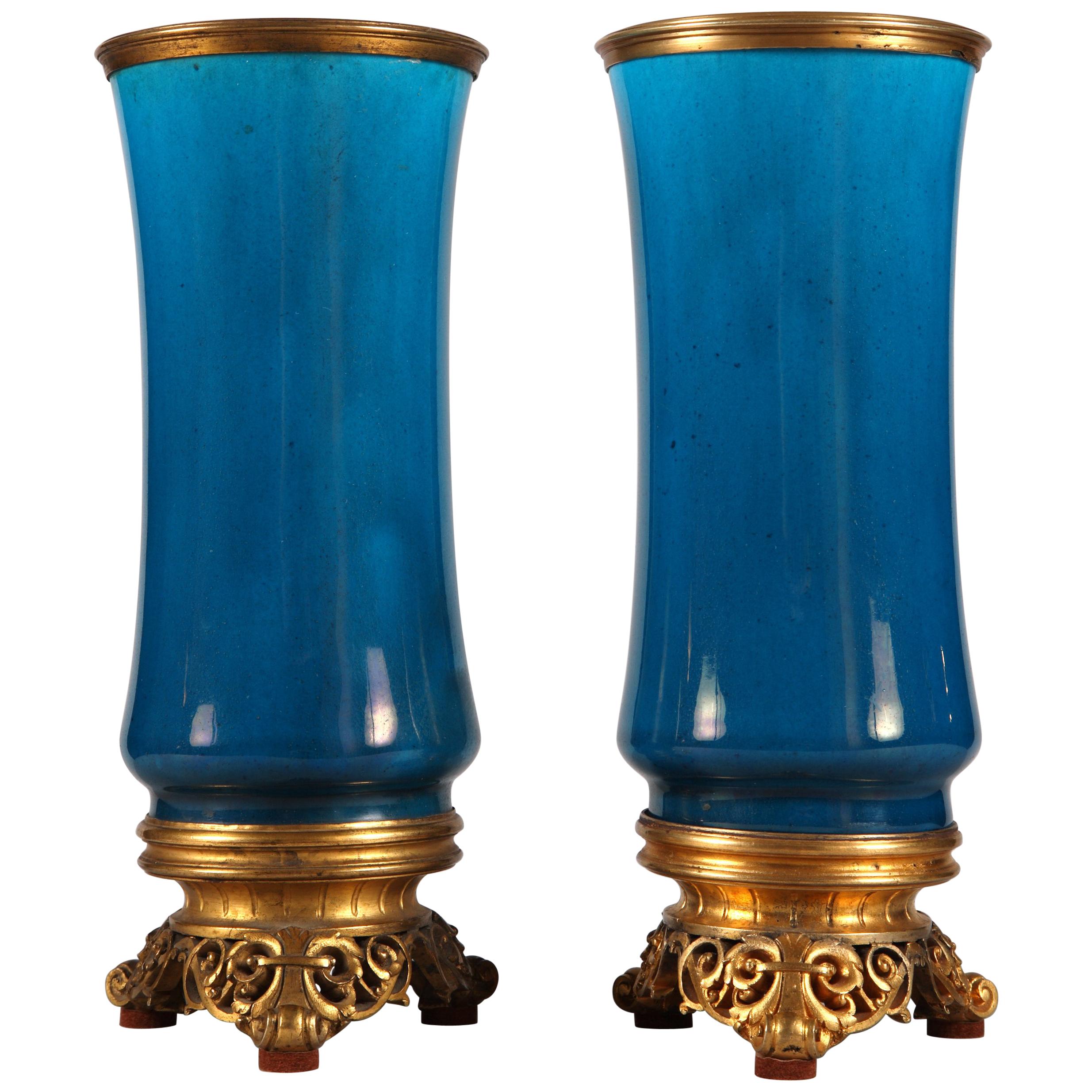 Fine Pair of Vases by C. Rudhardt