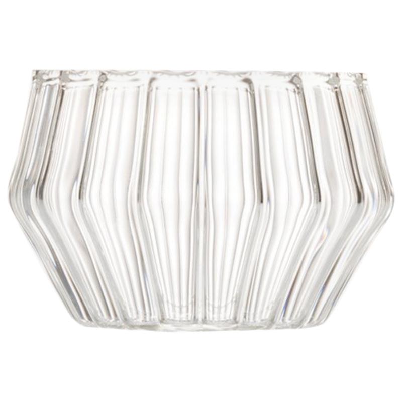 EU Clients Czech Clear Contemporary Handmade Mixed Small Jewelry Bowl, in Stock