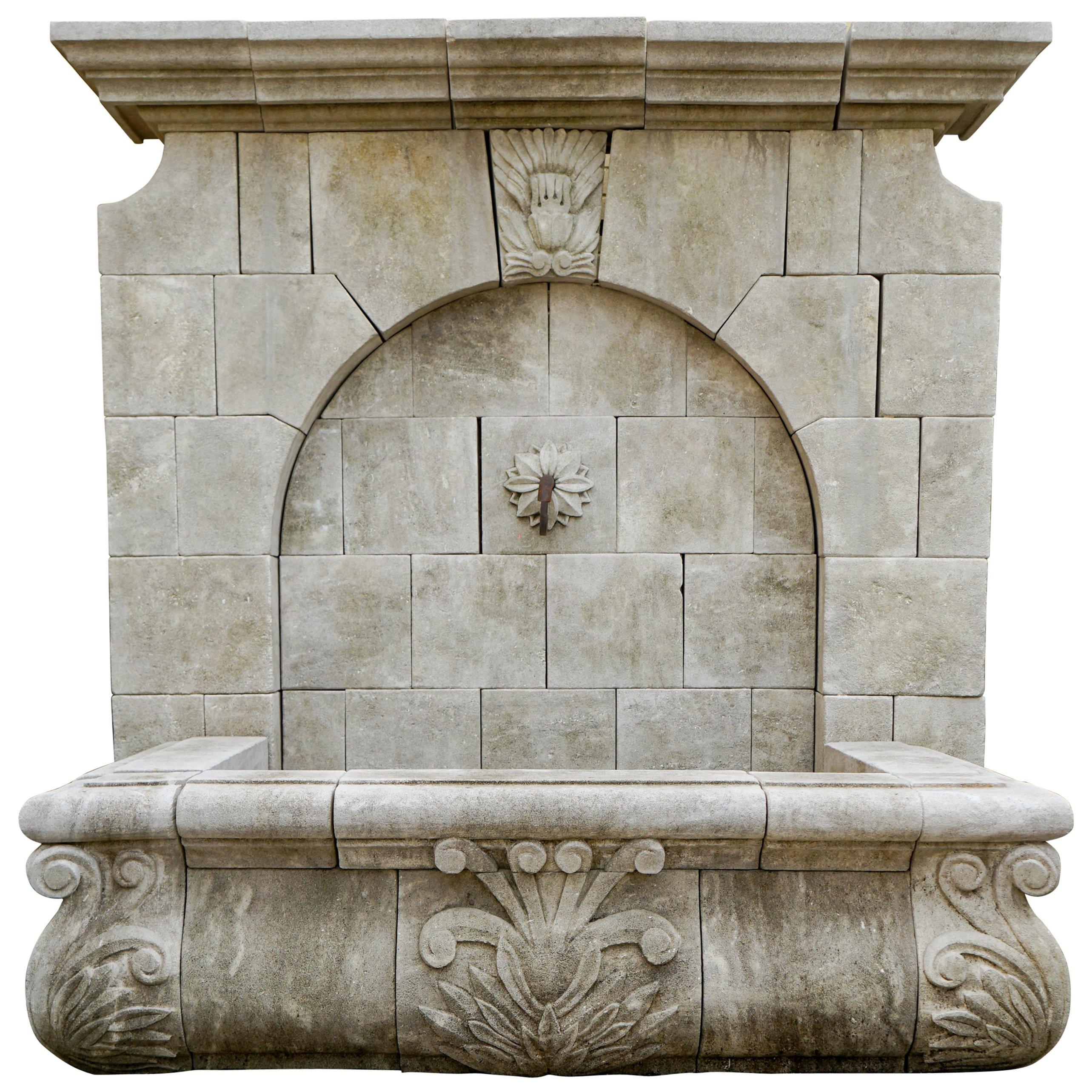 Gothic Revival Wall Fountain