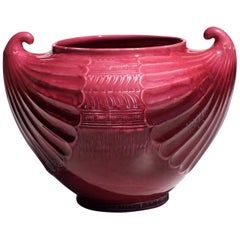 Early 1900 by Christopher Dresser SCI Laveno Jugendstill Ceramic Cachepot Vase