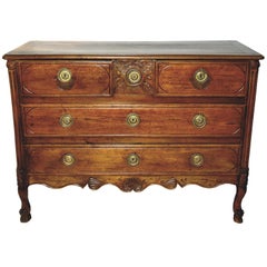 Louis XVI Carved Mahogany Commode, Late 18th Century