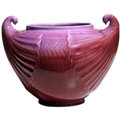 Early 1900 by Christopher Dresser SCI Laveno Secessionist Ceramic Cachepot Vase