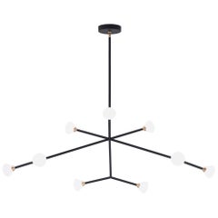 Super Nova Kronleuchter, zeitgenössische Verzweigung Messing moderne Led Leuchte, auf Lager