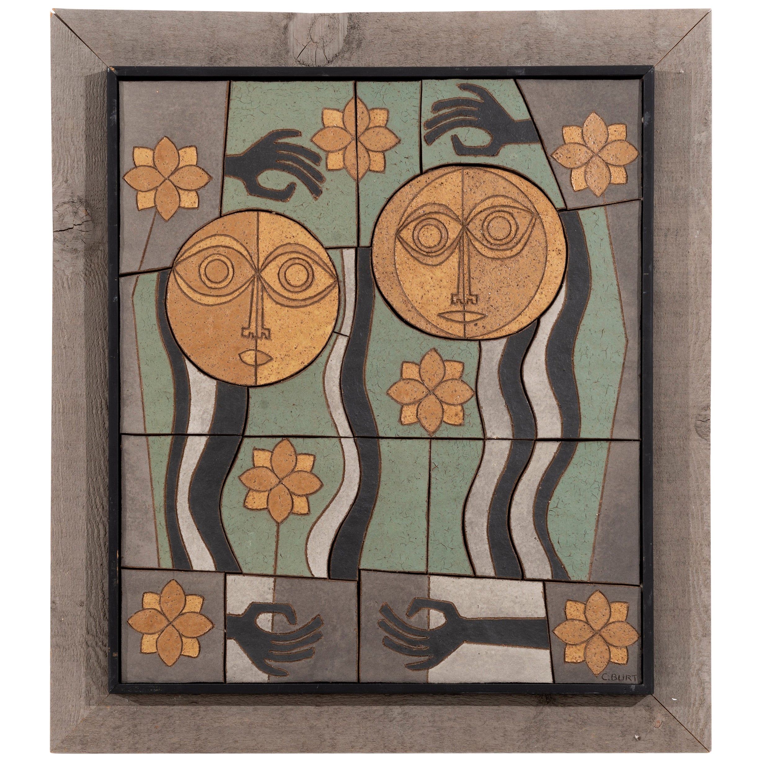 Ceramic Wall Art at 1stDibs