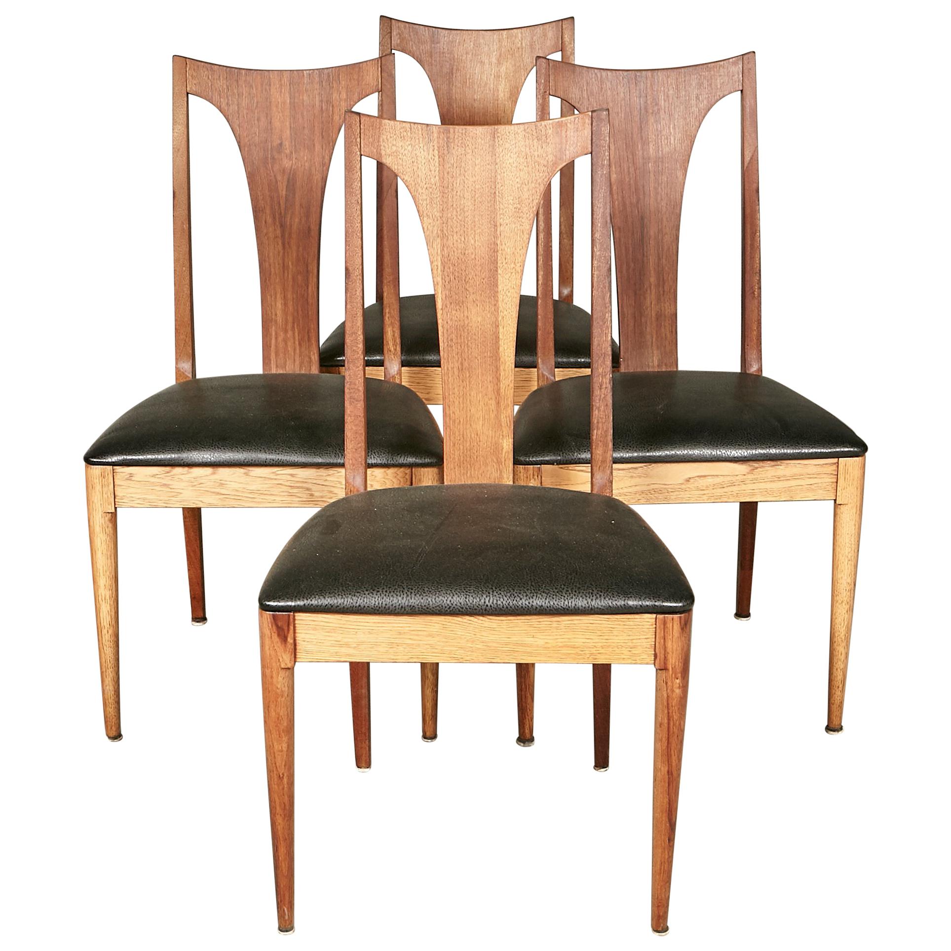 1960s Brasilia-Style Dining Chairs, Set of 4 For Sale