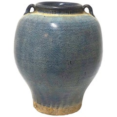 Blue Speckle Vase, China, Contemporary