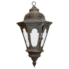 Antique Three Copper Processional Lanterns