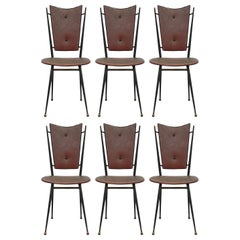 Six Midcentury Dining Chairs French to Restore Recover and Customize