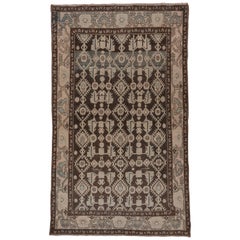 Vintage Tribal Persian Malayer Rug, circa 1940s