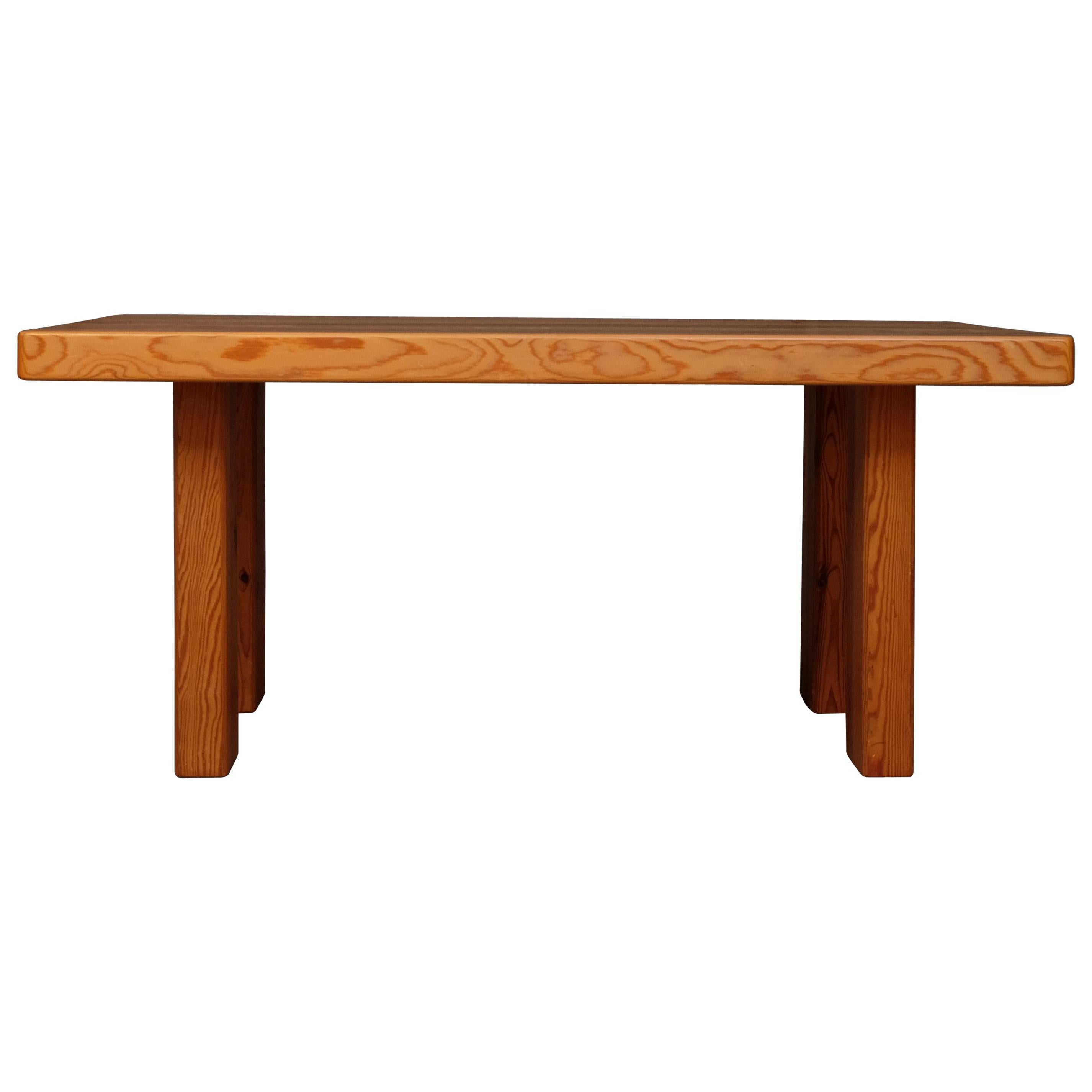 Roland Wilhelmsson Coffee Table in Pine, Produced in Sweden, 1960s