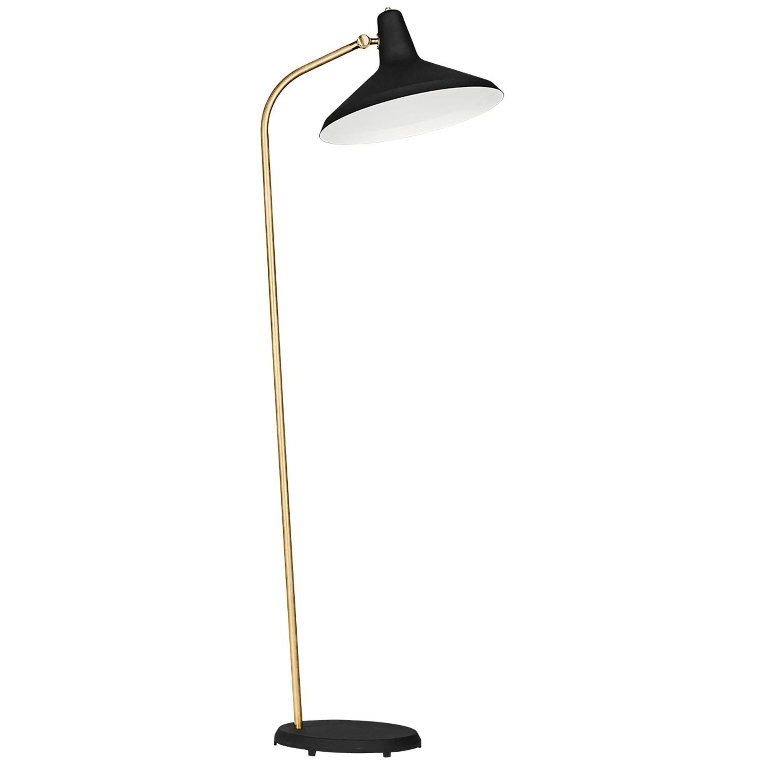 Greta Grossman G-10 Floor Lamp For Sale