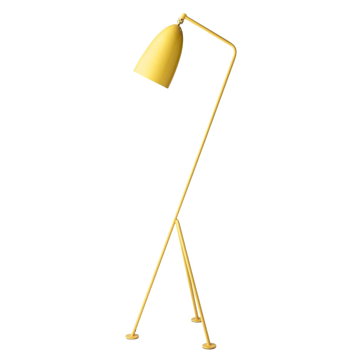 Greta Grossman Grasshopper Floor Lamp, Aspen Yellow For Sale