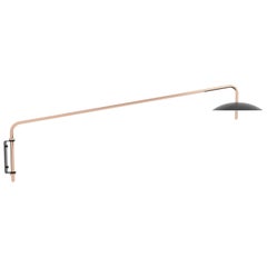 Signal Arm Sconce in Black X Copper, Long by Souda, Made to Order