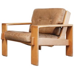 Asko Bonanza Armchair Brown Caramel Leather Chair Design Esko Pajamies