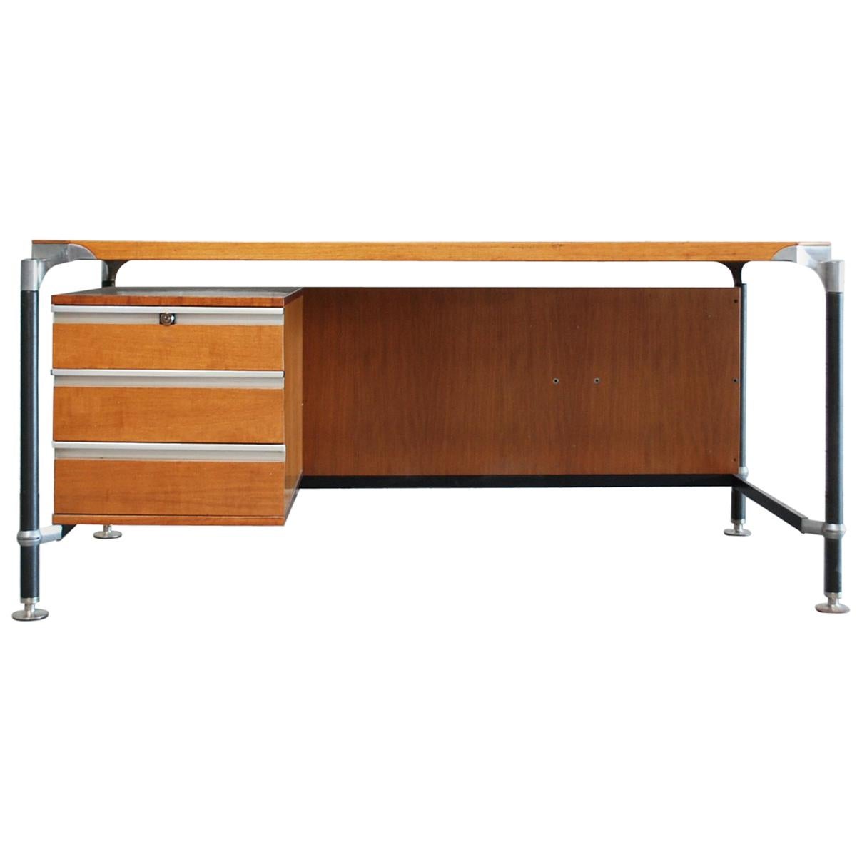 Ico Parisi Office Desk Writing Table for MIM Midcentury, 1960