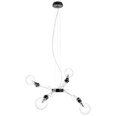 Lumina Matrix Quattro Suspension Lamp in Black by Yaacov Kaufman