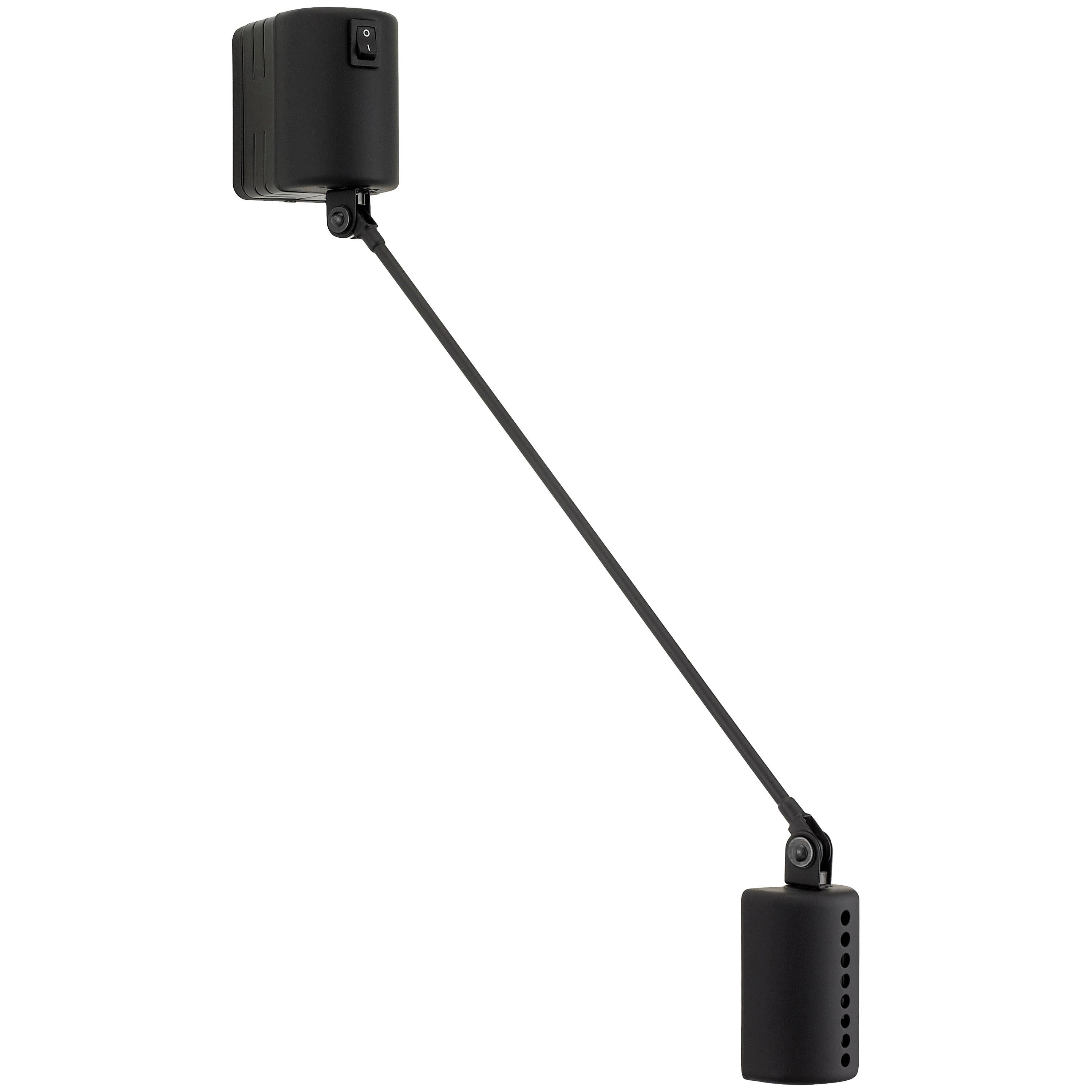 Lumina Daphine Parete 35 LED Wall Lamp in Black by Tommaso Cimini For Sale
