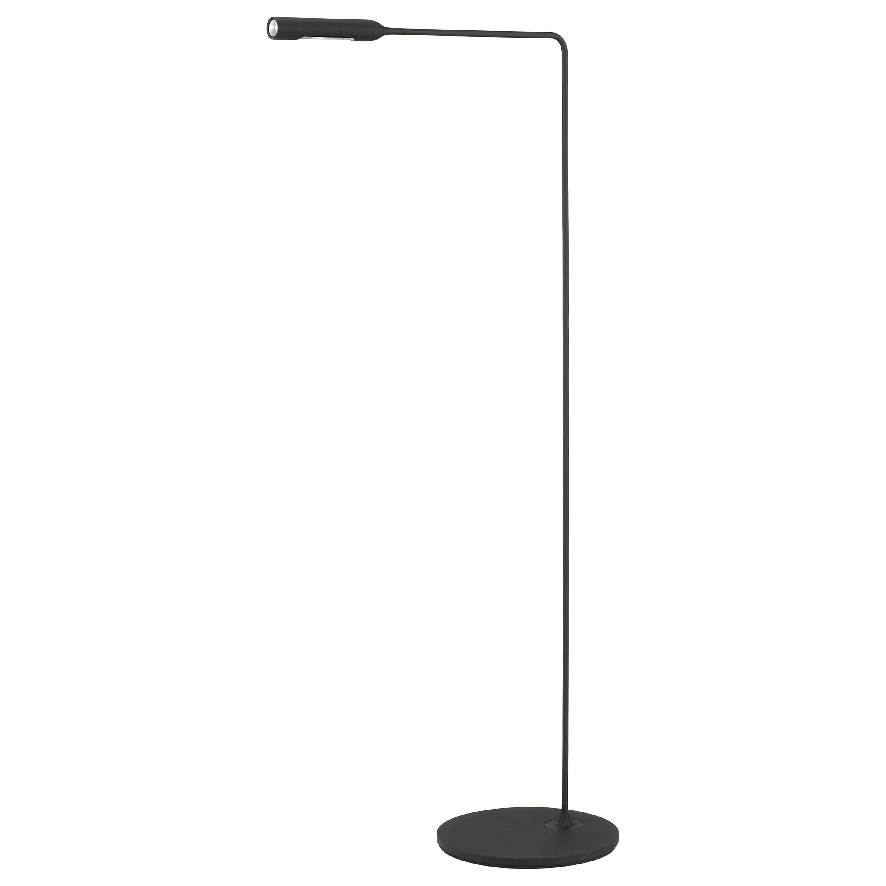 Lumina Flo Floor Lamp in Black by Foster+Partners For Sale