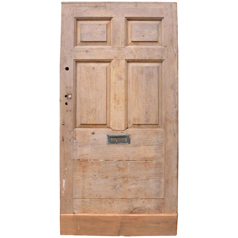 Antique English Pine Front Door For At 1stdibs